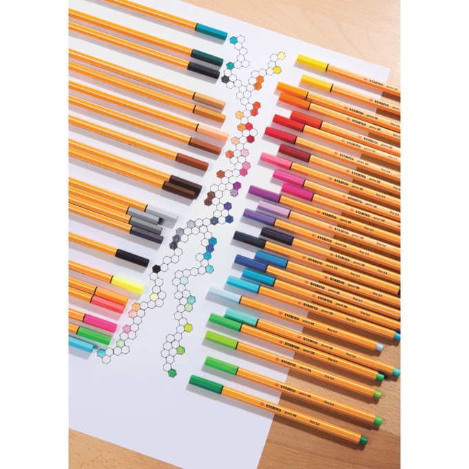 Stabilo Point 88 Wallet 25-Color Pen Set, , large