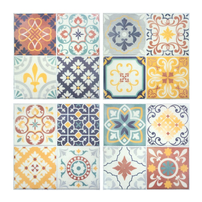 Roommates Peel and Stick Back Splash Tiles, , large