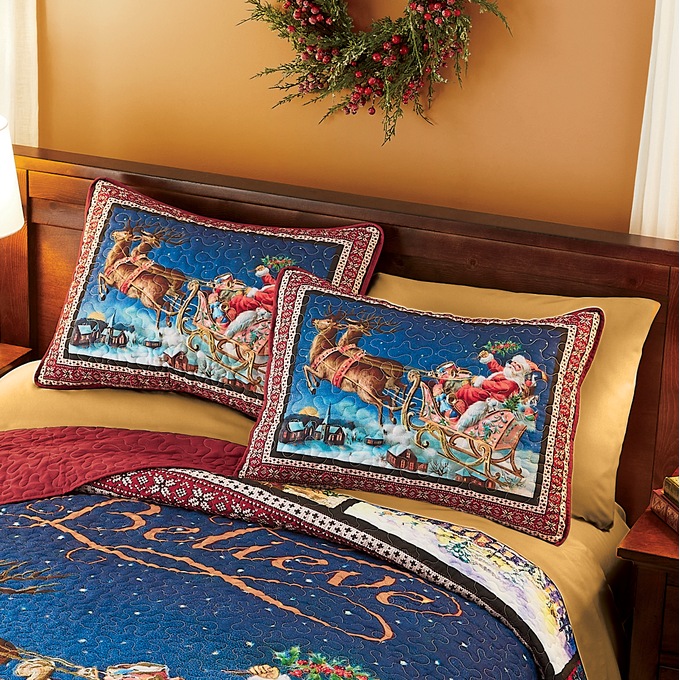Holiday Patch Sham, , large