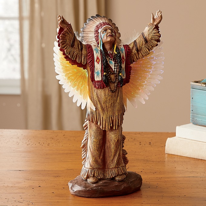 Winged Warrior Figurine, , large