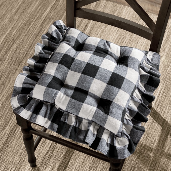 Buffalo Check Chair Cushion