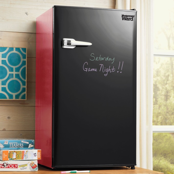 Montgomery Ward 3.2 cu. ft. Retro Dry Erase Fridge, , large