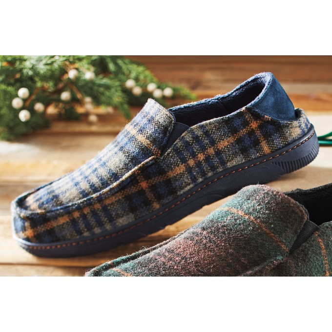 MUK LUKS Owen Plaid Slipper, , large