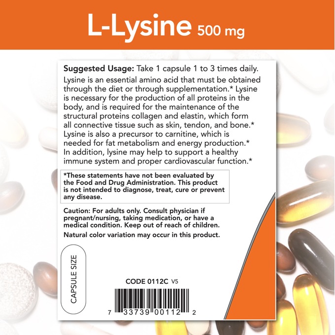 L-Lysine Veg Capsules, , large