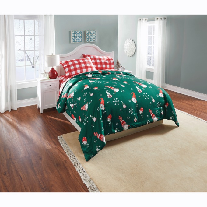 Holiday Down-Alternative Comforter, , large