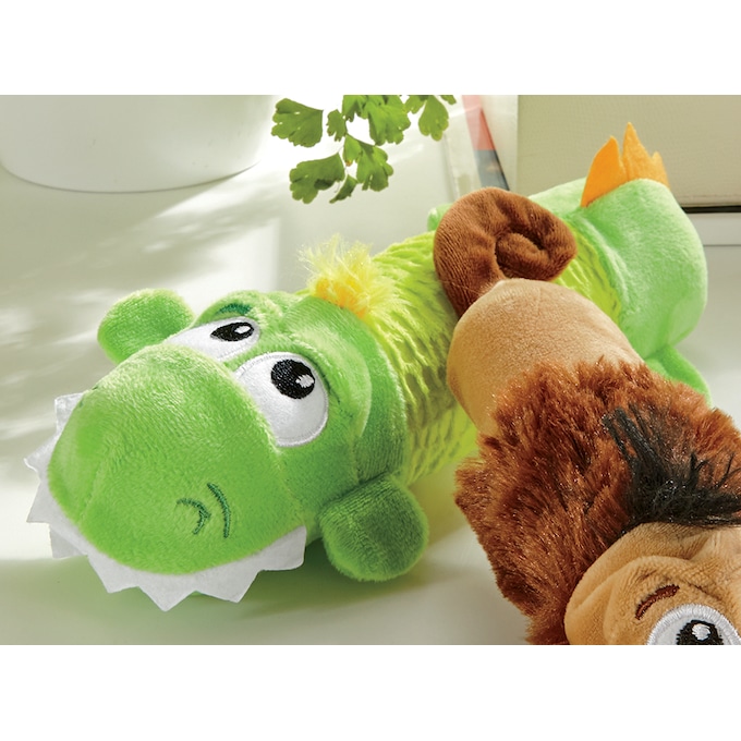 Petstages Stuffing-Free Big Squeak Gator, , large
