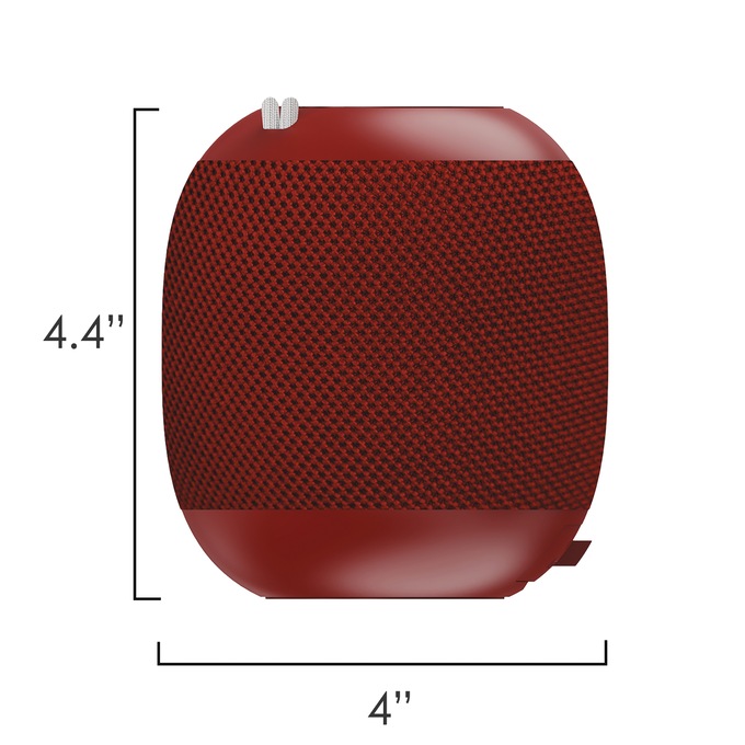 Core Innovations Portable Bluetooth Barrel Speaker, Ruby, large