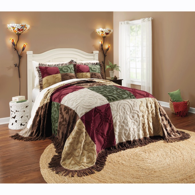 Antiquity Chenille Bedspread, , large