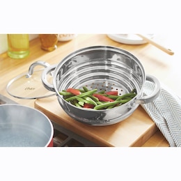 Oster Universal Stainless Steel Steamer with Lid, , large