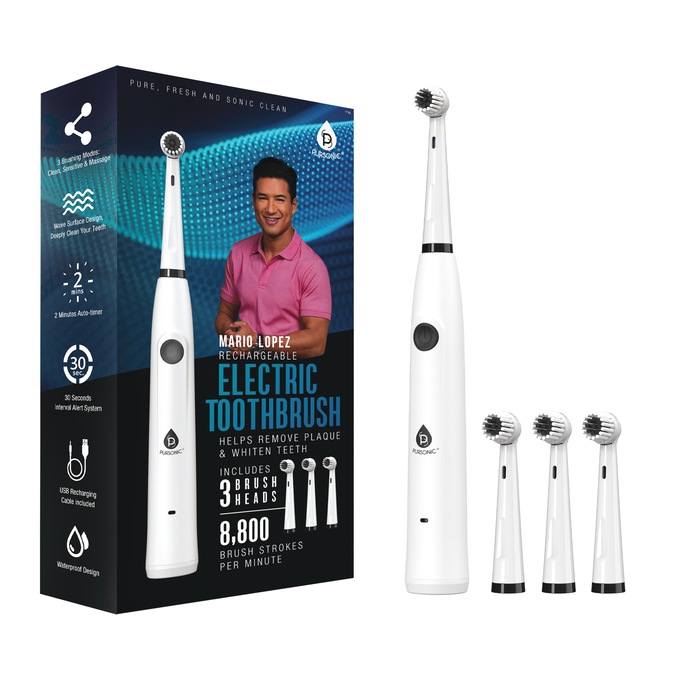 Pursonic Rechargeable Electric Toothbrush, , large