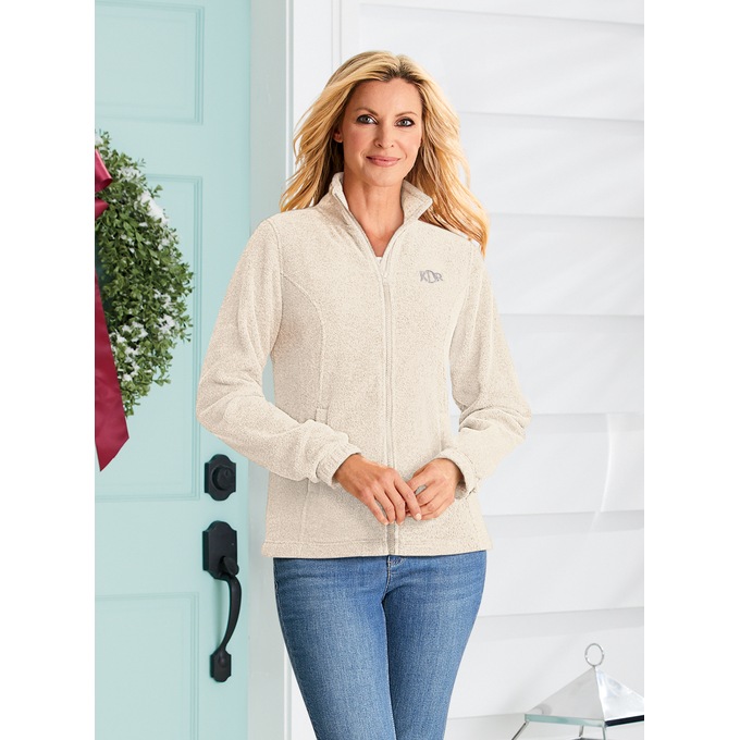 Women's Personalized Fleece Jacket, , large