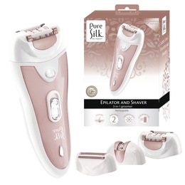 Pure Silk Ladies 3-in-1 Epilator &amp; Shaver, , large