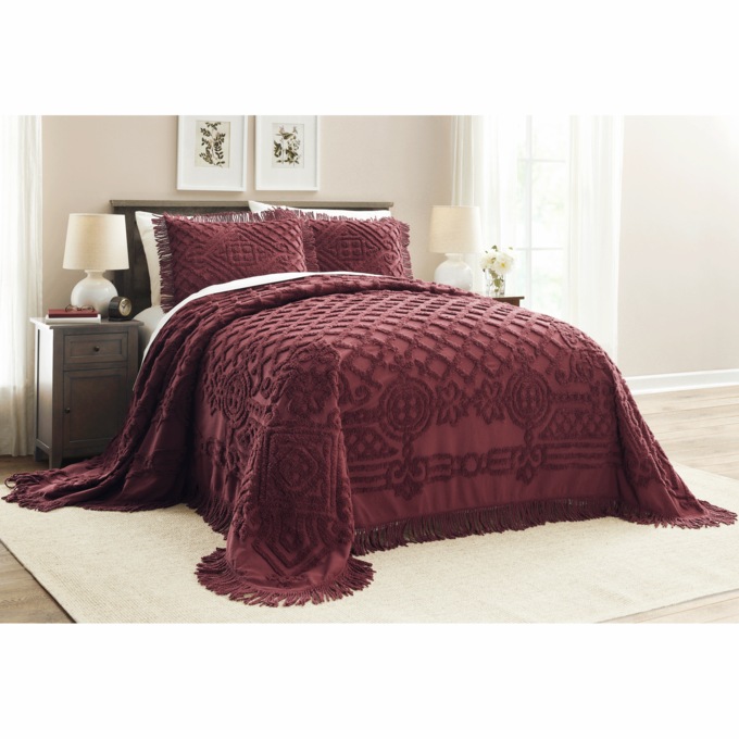 Anna Chenille Bedspread, , large