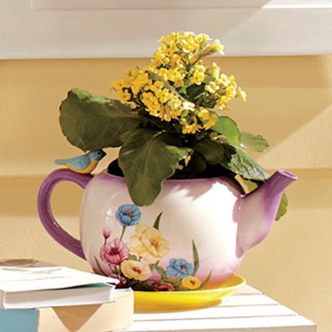 Teapot Planter, , large