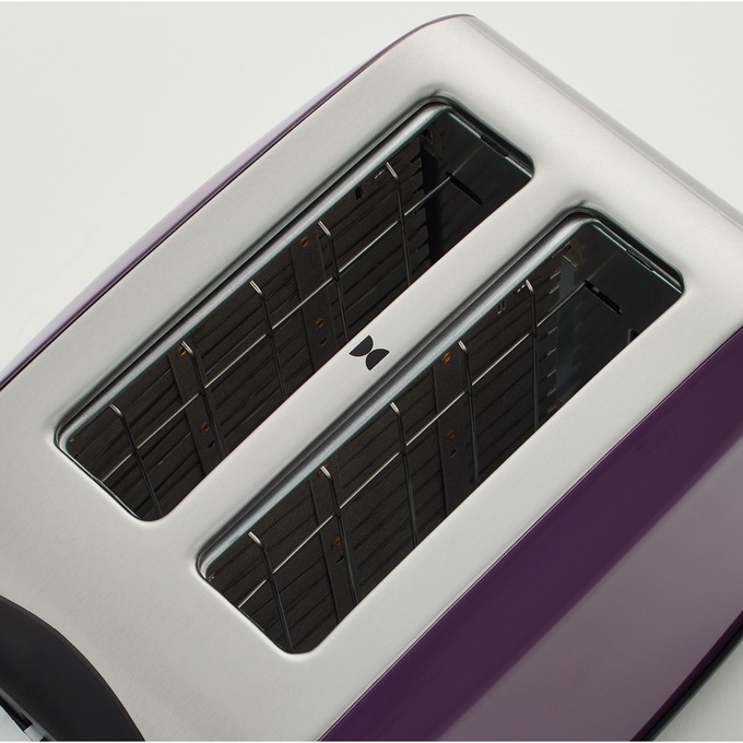 Ginny’s Essential 2-Slice Toaster with 7 Browning Levels, Purple Punch, large