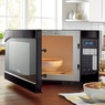 Ginny's .9 Cu. Ft. Metallic Microwave, , large
