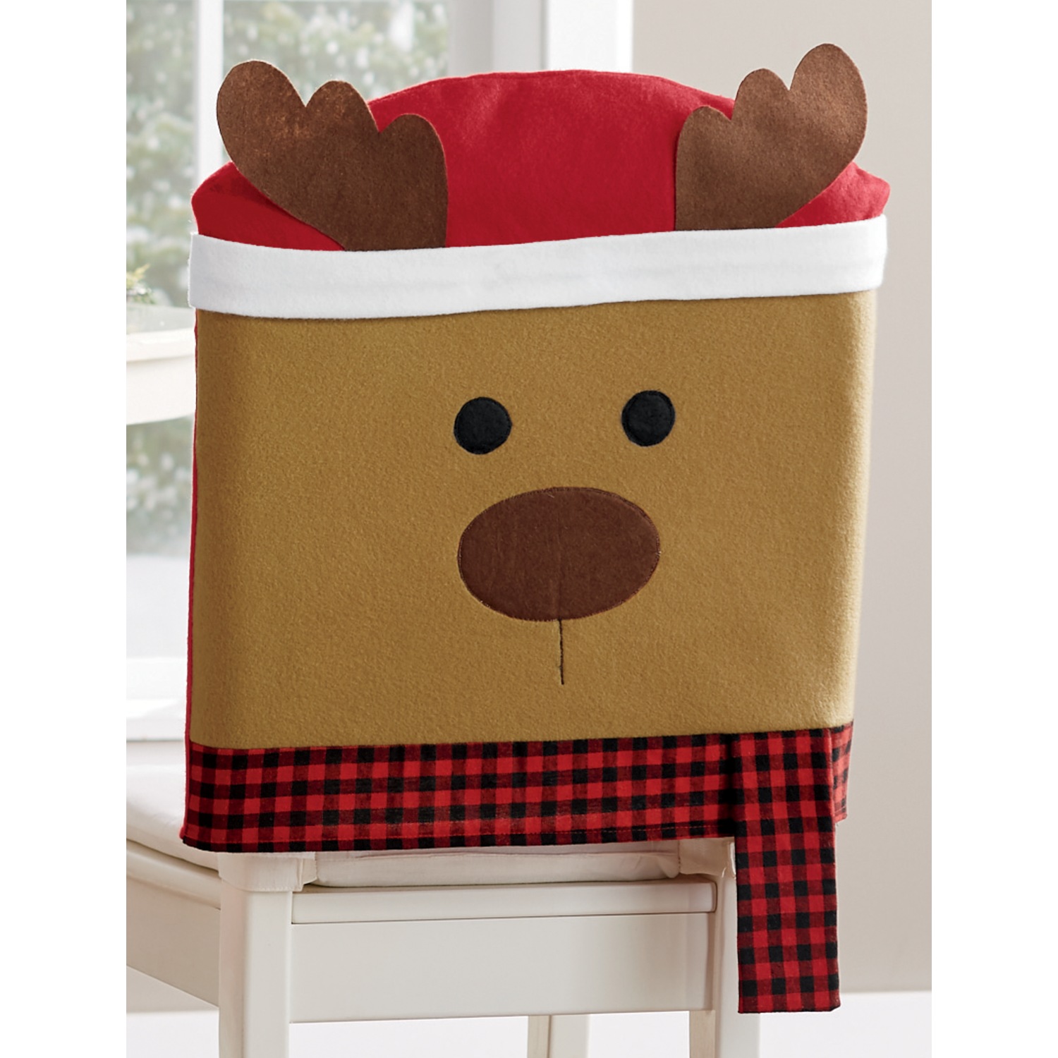 Elegant christmas best sale chair covers