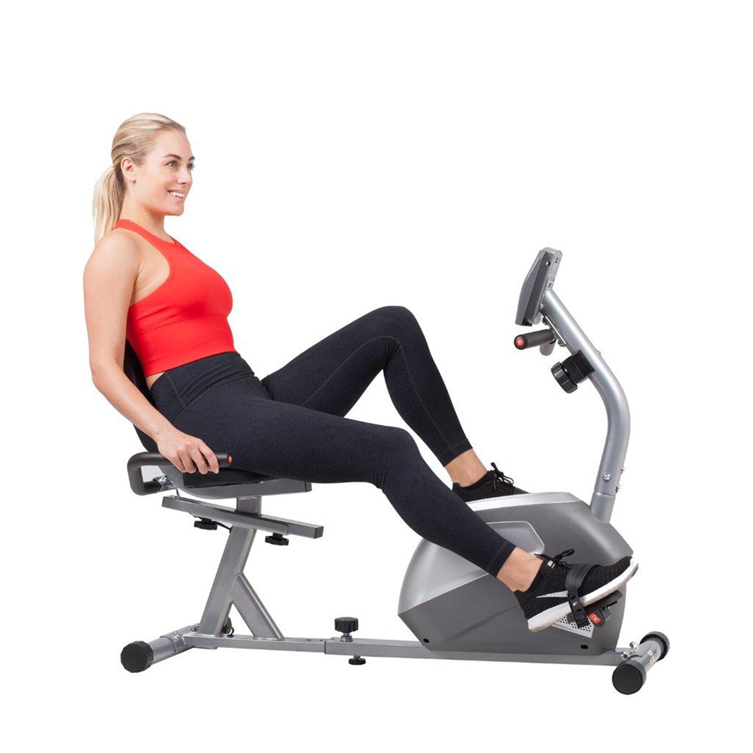 recumbent magnetic exercise bike