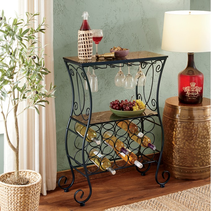 Wine storage table clearance