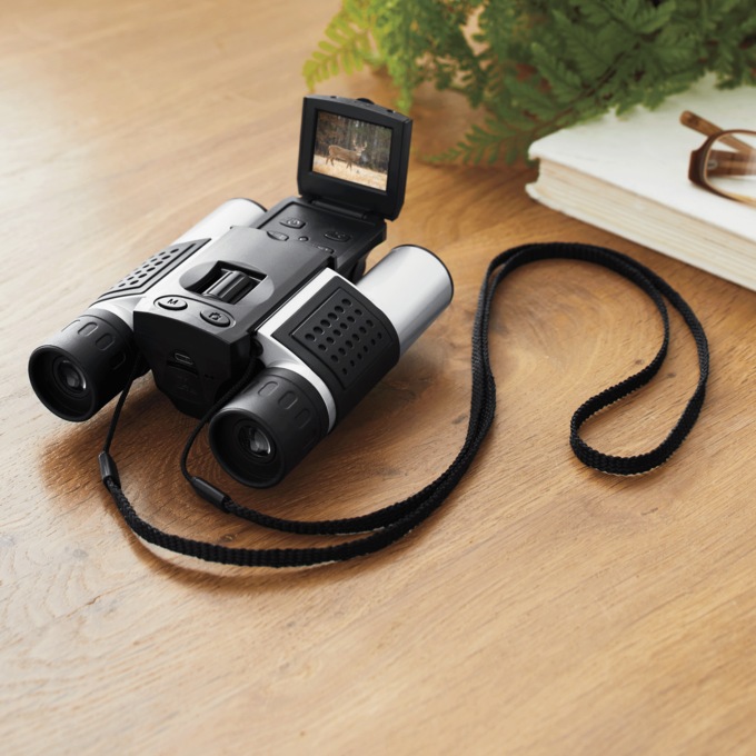 Binoculars with Digital Camera, Black, large