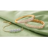 3-Piece Diamond Bracelet Set, Gold over Brass, large