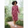 Henley Cotton-Blend Sweatshirt Dress, , large