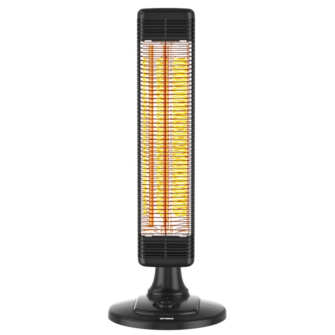 Optimus Indoor/Outdoor Infrared Tower Heater, Black, large