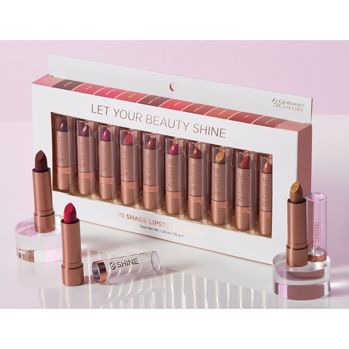 Let Your Beauty Shine 10-Piece Lipstick Set, , large