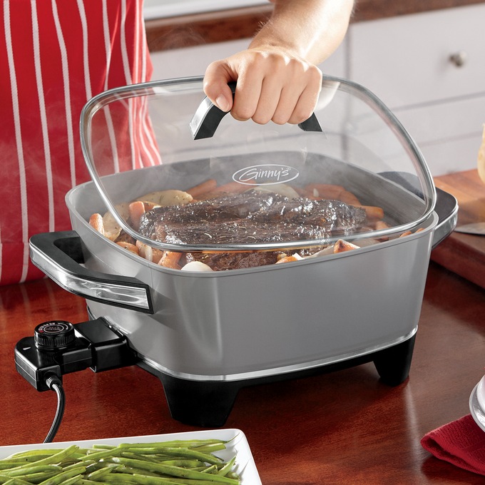 Ginny's 12x12 CeramicCoated ExtraDeep Skillet Ginny's