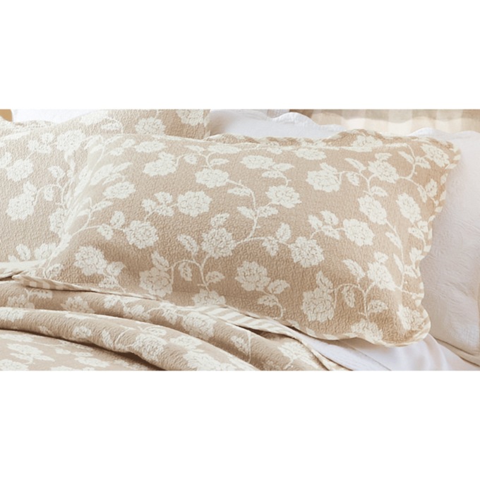 Antique Floral Sham, , large