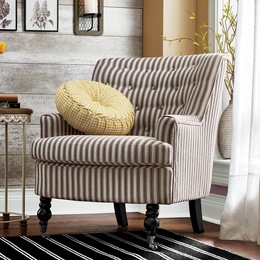 Carlita Tufted Chair, , large