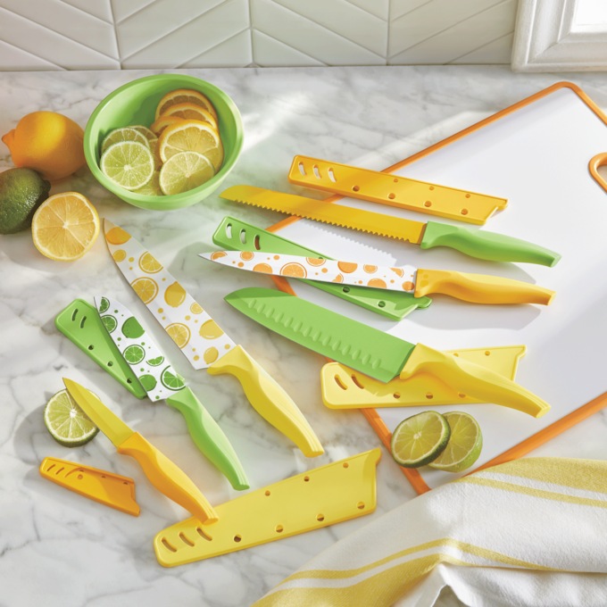 12-Piece Assorted Citrus Cutlery Set, , large