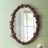 Bird and Branch-Framed Mirror, , large