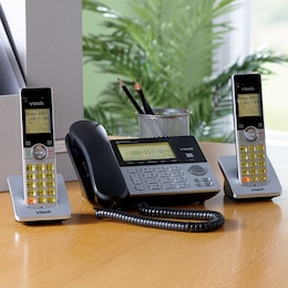 Vtech Corded/Cordless Phone System with Answering Machine, , large
