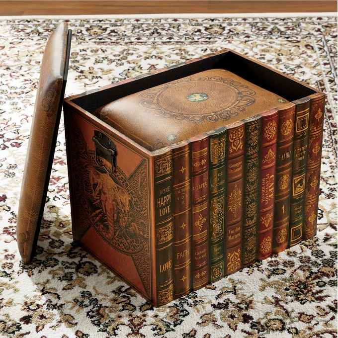 2-Piece Book Nesting Ottoman Set, , large