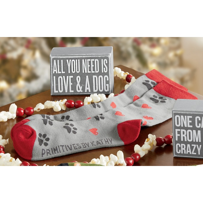 Pet Sock and Tabletop Sign Set, , large