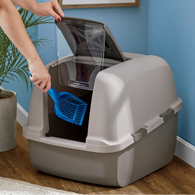 Catit Jumbo Hooded Litter Box