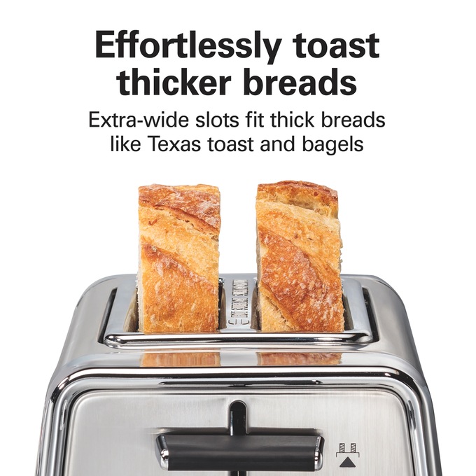 Hamilton Beach Modern Chrome 2-Slice Toaster, Stainless Steel, large