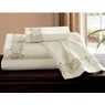 Scroll Embroidered Microfiber Sheet Set, , large