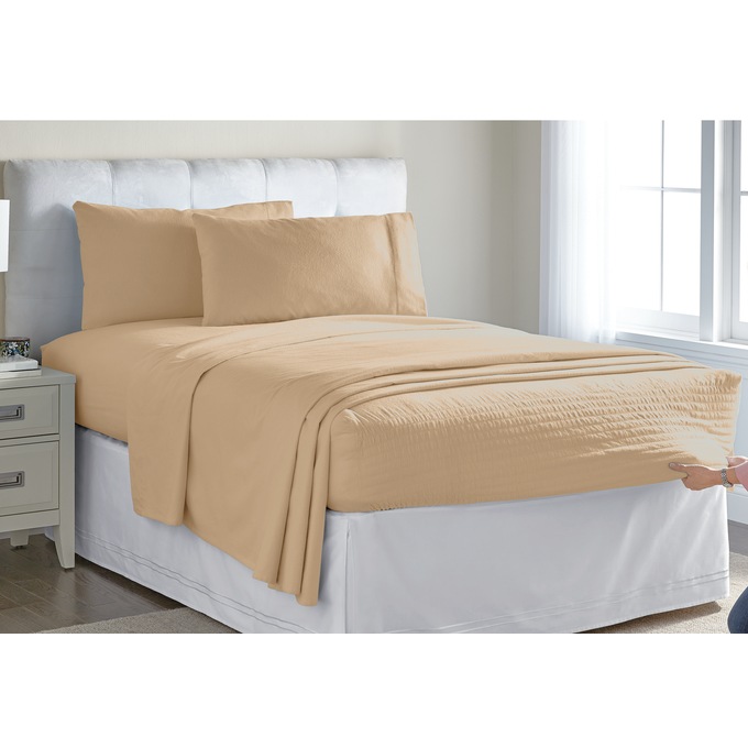 Bed Tite Cotton Flannel Sheet Set, , large