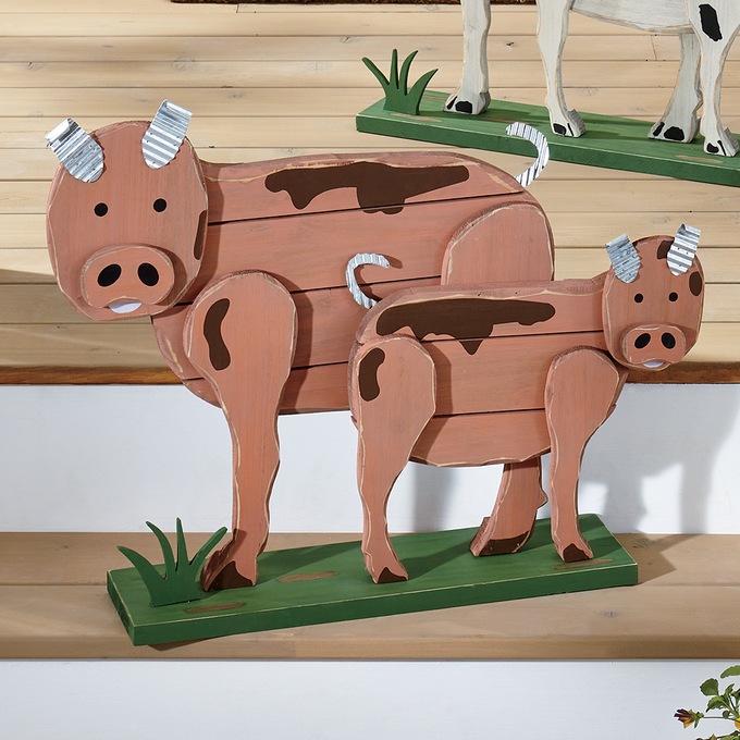 Chunky Wood Cutouts Farm Animal, , large