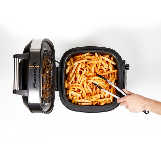 Power XL Grill Air Fryer Combo, Stainless Steel, large