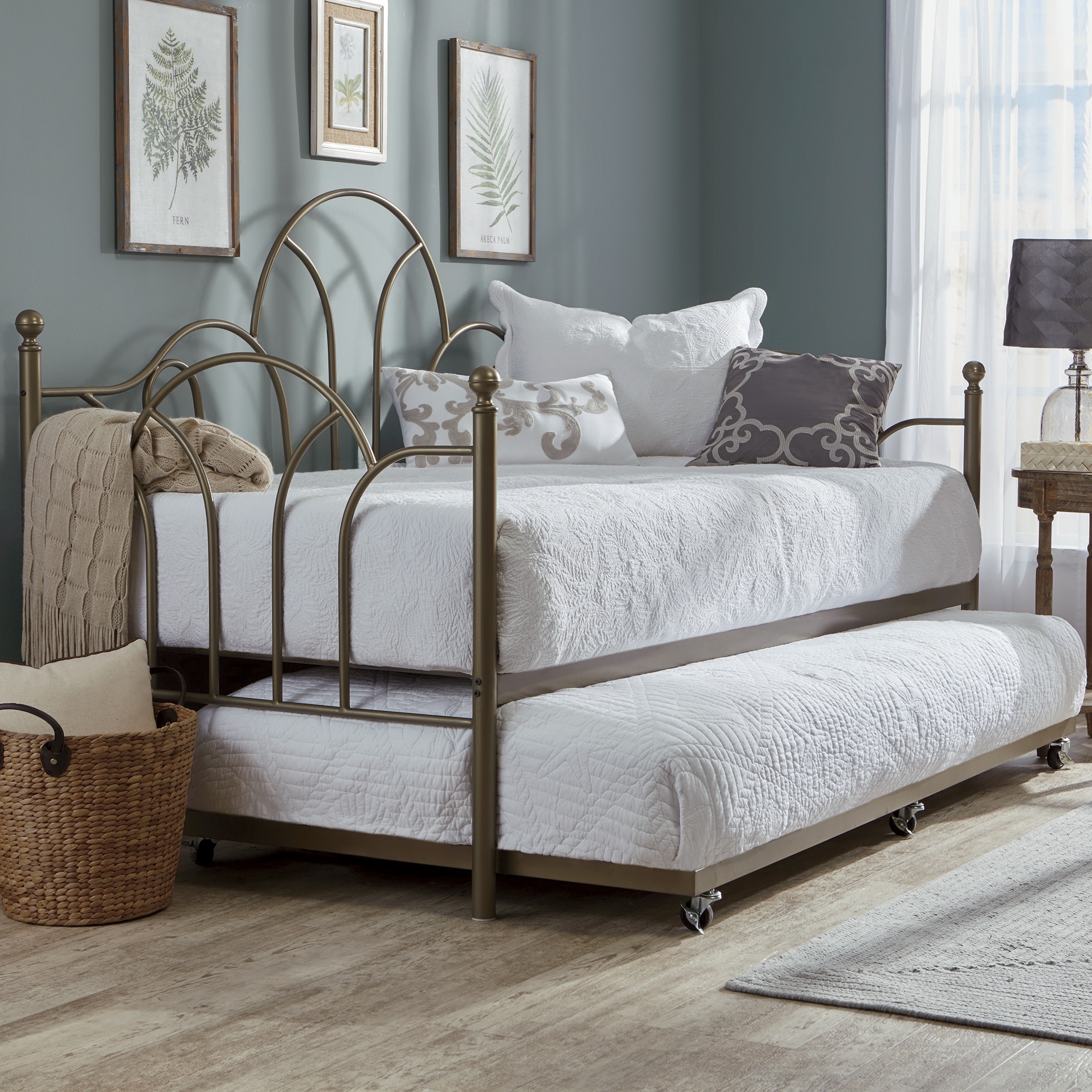 Metal Daybed & Trundle Ginny's - Metal Daybed & Trundle Ginny's
