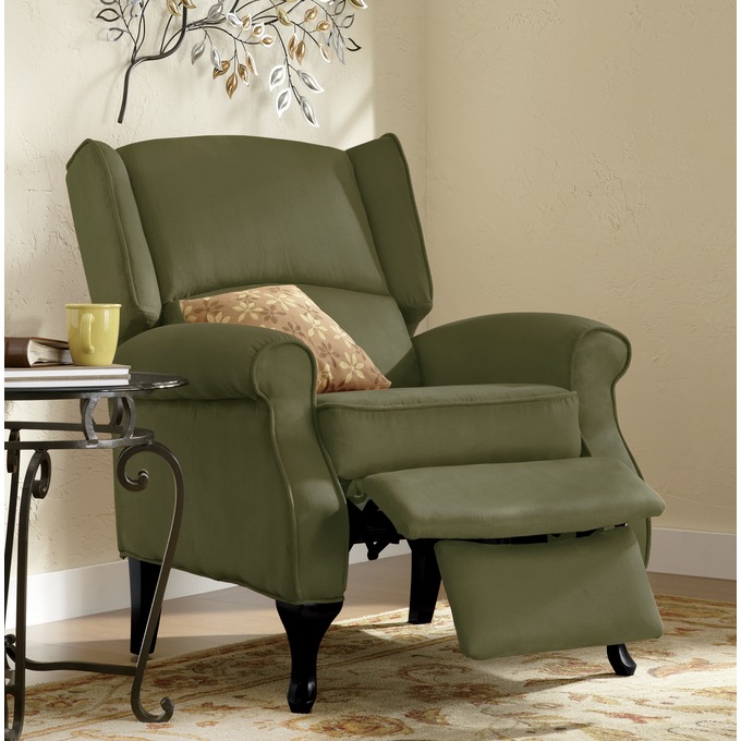 Microfiber Wingback Recliner