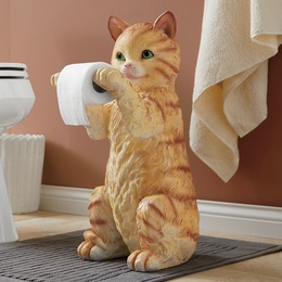Kitten Toilet Paper Holder, , large