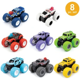 Set of 8 Monster Trucks, , large