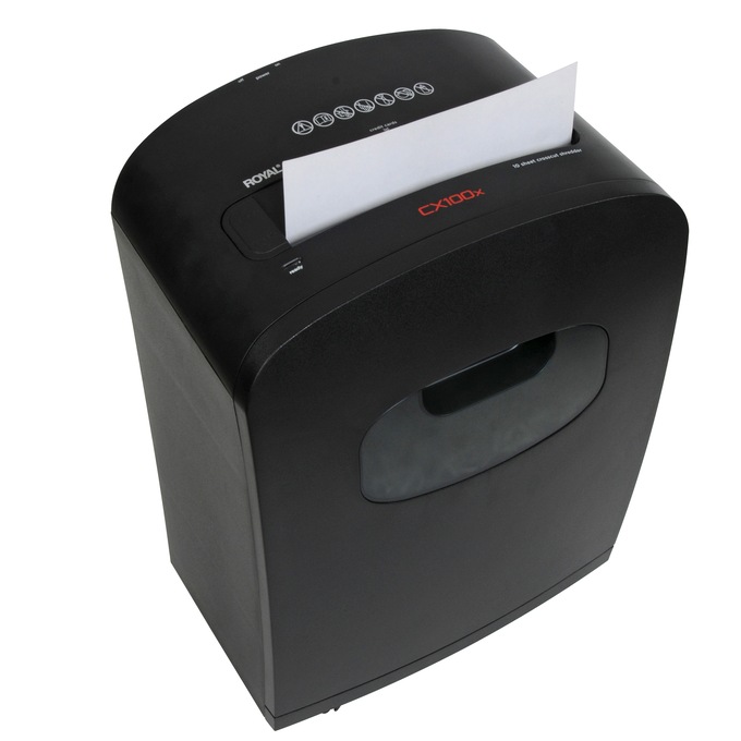 Royal 10-Sheet Crosscut Shredder, , large