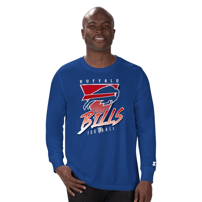 Men's Long-Sleeve NFL Crewneck Tee, , large