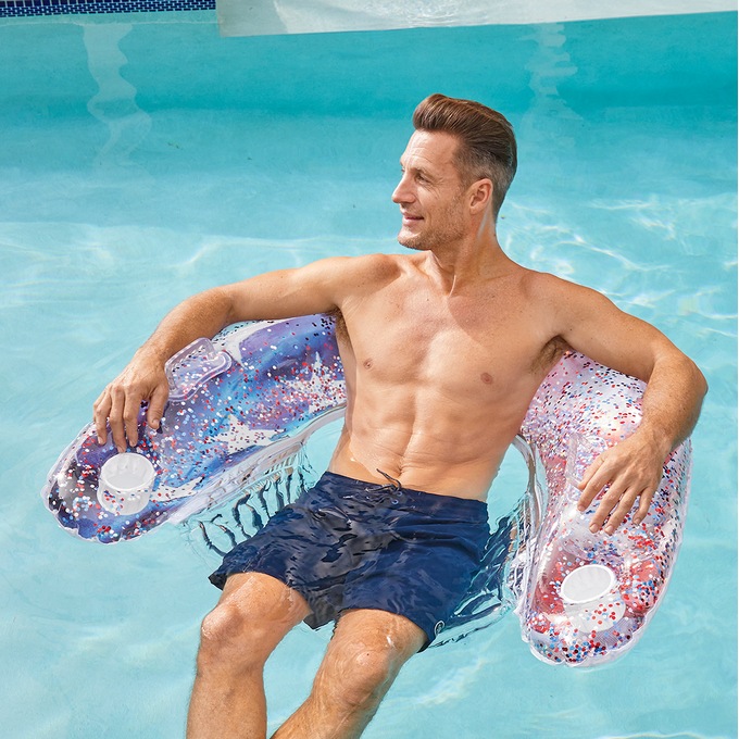 PoolCandy Deluxe Glitter Sun Chair, , large
