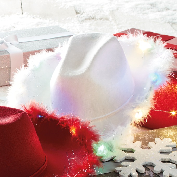 Light-Up Cowboy Hat, , large
